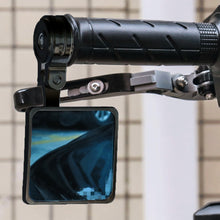 Load image into Gallery viewer, Pair Universal CNC Motorcycle Handlebar Bar End Rearview Rear View Side Mirrors Scooter Convex Glass 16-18mm
