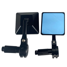 Load image into Gallery viewer, Pair Universal CNC Motorcycle Handlebar Bar End Rearview Rear View Side Mirrors Scooter Convex Glass 16-18mm
