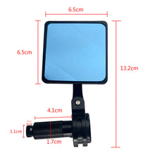 Load image into Gallery viewer, Pair Universal CNC Motorcycle Handlebar Bar End Rearview Rear View Side Mirrors Scooter Convex Glass 16-18mm
