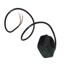 Load image into Gallery viewer, Motorcycle Switch Headlight Horn Modified Control Switch Handlebar Mount Button with LED Light With 60cm Cable
