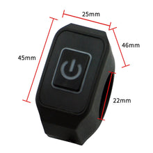 Load image into Gallery viewer, Motorcycle Switch Headlight Horn Modified Control Switch Handlebar Mount Button with LED Light With 60cm Cable
