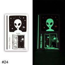 Load image into Gallery viewer, Colorful Luminous Tattoo Sticker Waterproof Long Lasting Luminous Tattoo Sticker Temporary Body Art Tattoo
