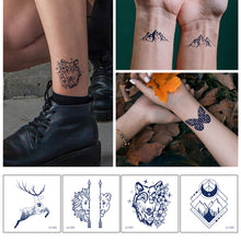 Load image into Gallery viewer, Small Fresh Tattoo Sticker Waterproof Long Lasting Tattoo Sticker Temporary Body Art Tattoo for Men Women

