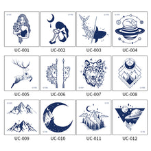 Load image into Gallery viewer, Small Fresh Tattoo Sticker Waterproof Long Lasting Tattoo Sticker Temporary Body Art Tattoo for Men Women
