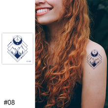 Load image into Gallery viewer, Small Fresh Tattoo Sticker Waterproof Long Lasting Tattoo Sticker Temporary Body Art Tattoo for Men Women

