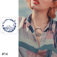 Load image into Gallery viewer, Small Fresh Tattoo Sticker Waterproof Long Lasting Tattoo Sticker Temporary Body Art Tattoo for Men Women
