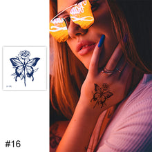 Load image into Gallery viewer, Small Fresh Tattoo Sticker Waterproof Long Lasting Tattoo Sticker Temporary Body Art Tattoo for Men Women
