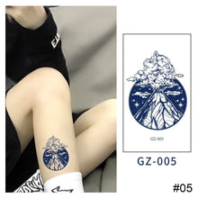 Load image into Gallery viewer, Small Fresh Herbal Tattoo Sticker Waterproof Long Lasting Tattoo Sticker Temporary Body Art Tattoo for Women Men
