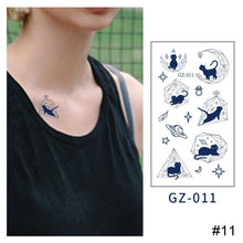 Load image into Gallery viewer, Small Fresh Herbal Tattoo Sticker Waterproof Long Lasting Tattoo Sticker Temporary Body Art Tattoo for Women Men
