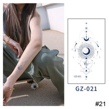 Load image into Gallery viewer, Small Fresh Herbal Tattoo Sticker Waterproof Long Lasting Tattoo Sticker Temporary Body Art Tattoo for Women Men
