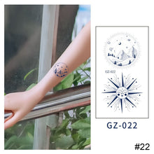 Load image into Gallery viewer, Small Fresh Herbal Tattoo Sticker Waterproof Long Lasting Tattoo Sticker Temporary Body Art Tattoo for Women Men
