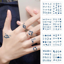 Load image into Gallery viewer, Small Pattern Herbal Tattoo Sticker Finger Cochlear Tattoo Sticker Waterproof Long Lasting Body Art Tattoo

