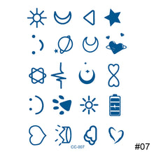 Load image into Gallery viewer, Small Pattern Herbal Tattoo Sticker Finger Cochlear Tattoo Sticker Waterproof Long Lasting Body Art Tattoo
