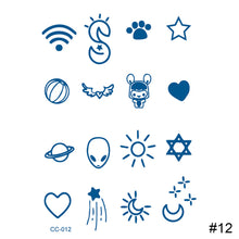 Load image into Gallery viewer, Small Pattern Herbal Tattoo Sticker Finger Cochlear Tattoo Sticker Waterproof Long Lasting Body Art Tattoo

