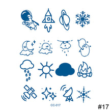 Load image into Gallery viewer, Small Pattern Herbal Tattoo Sticker Finger Cochlear Tattoo Sticker Waterproof Long Lasting Body Art Tattoo
