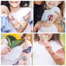 Load image into Gallery viewer, Children Cartoon Colorful Butterfly Tattoo Sticker Waterproof Sweatproof Cute Butterfly Tattoo Sticker Body Art Tattoo
