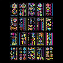Load image into Gallery viewer, Creative Fluorescent Tattoo Sticker Waterproof Long Lasting Colorful Tattoo Stickers Fluorescent Body Art Tattoo
