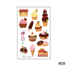 Load image into Gallery viewer, Children Cute Dessert Ice Cream Tattoo Sticker Waterproof Sweatproof Funny Tattoo Sticker Temporary Body Art Tattoo
