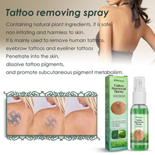 Load image into Gallery viewer, Green Algae Tattoo Removal Spray Fading Tattoo Spray Painless Safe Tattoo Removal Spray Tattoo Cleanser

