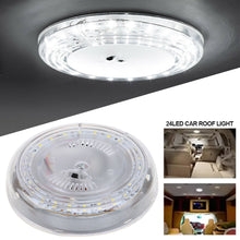 Load image into Gallery viewer, 24LED Car Roof LED Interior Light Dome Reading Light Indoor Roof Ceiling Lamps
