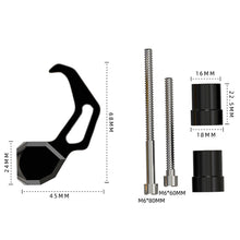 Load image into Gallery viewer, CNC Aluminum Motorcycle Helmet Hook Holder Cargo Hook Hook Luggage Bag Hanger Helmet Claw Accessories

