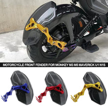 Load image into Gallery viewer, Universal Motorcycle Mudguard Rear Fender Extension Splash Pad CNC Aluminum Bracket Accessories For Monkey M3 M5 Maverick U1 N1s
