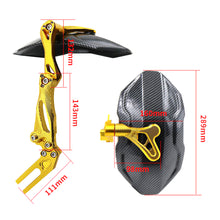 Load image into Gallery viewer, Universal Motorcycle Mudguard Rear Fender Extension Splash Pad CNC Aluminum Bracket Accessories For Monkey M3 M5 Maverick U1 N1s

