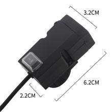 Load image into Gallery viewer, 12V-24V QC3.0/3.1A Dual USB Port Motorcycle Handlebar Charger Adapter Power Supply Socket Dustproof Waterproof
