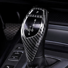 Load image into Gallery viewer, Car Carbon Fiber Texture Gear Shift Panel Frame Gear Knob Cover Head Trim for BMW F30 F10 F15 F07 F20 F21 F22 F32 F34 F35 5GT
