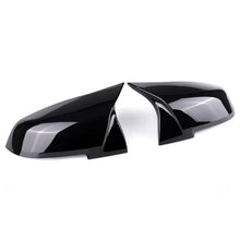 Load image into Gallery viewer, 2Pcs Car Rearview Mirror Cover Trims Side Wing Rear View Mirror Covers With Horn Styling For BMW 1 2 3 4 Series F20 F30 F31 F32 F36 2012 - UP 320i 328i 330d 335i M3 M4
