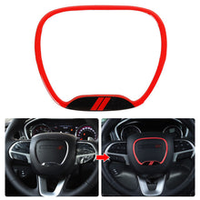 Load image into Gallery viewer, Steering Wheel Central Ring Trim Cover For Dodge Challenger Charger Jeeps Grand Cherokee SRT8 2015-2020 Car Interior Accessories
