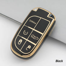 Load image into Gallery viewer, TPU Car Key Case Cover Fob For Jeep For Dodge Ram 1500 Journey Charger Dart Challenger Grand Cherokee Renegade Fiat Chrysler 300C
