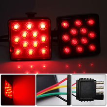 Load image into Gallery viewer, 12/15LED Rear Tail Brake Stop Light Car Trailer Light DRL Brake Lamp Taillight Signal Accessories For Pickup Truck Hitch
