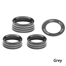 Load image into Gallery viewer, For Dodge Challenger Charger Accessories 2015-2020 Car Air Conditioning Volume Radio Button Knob Cover Aluminum Decorative Ring
