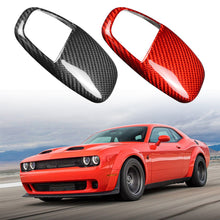 Load image into Gallery viewer, Carbon Fiber Pattern Car Gear Head Decorative Shell Cover for Dodge Challenger Charger SRT 2015 2016 2017 2018 2019 2020 2021 Car Interior Trim
