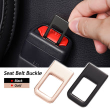 Load image into Gallery viewer, Car Safety Seat Belt Lock Buckle Head Clip Universal Hidden Metal SeatBelt Plug Alarm Canceler Stopper Interior Accessories
