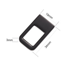 Load image into Gallery viewer, Car Safety Seat Belt Lock Buckle Head Clip Universal Hidden Metal SeatBelt Plug Alarm Canceler Stopper Interior Accessories
