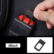 Load image into Gallery viewer, Car Safety Seat Belt Lock Buckle Head Clip Universal Hidden Metal SeatBelt Plug Alarm Canceler Stopper Interior Accessories
