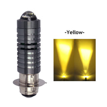 Load image into Gallery viewer, Universal 12V-80V 2000LM Dual Color Headlight Bulbs P15D H6 PX15D LED Motorcycle Hight H6 Scooter Motobike Head Lamp
