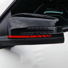 Load image into Gallery viewer, 2Pcs Rearview Mirror Side Stripes Sticker Vinyl Decal For Mercedes Benz W204 W205 W176 A45 W213 C63 AMG W212 C253

