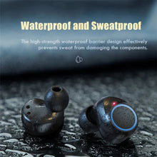 Load image into Gallery viewer, TWS X10 Wireless Bluetooth Headset HIFI Stereo Sports Waterproof Noise Reduction Binaural Fingerprint Touch with Charging Box
