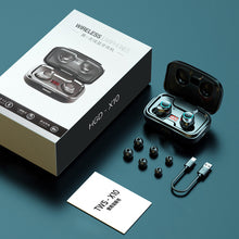 Load image into Gallery viewer, TWS X10 Wireless Bluetooth Headset HIFI Stereo Sports Waterproof Noise Reduction Binaural Fingerprint Touch with Charging Box
