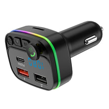 Load image into Gallery viewer, P3 Car Bluetooth 5.0 FM Transmitter Audio Receiver Auto MP3 Player PD20W Type-C 2USB Fast Charger Car Electronics Accessories
