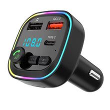 Load image into Gallery viewer, P4 Car Bluetooth 5.0 FM Transmitter Audio Receiver Auto MP3 Player PD20W Type-C 2USB Fast Charger Car Electronics Accessories

