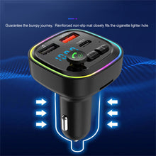 Load image into Gallery viewer, P4 Car Bluetooth 5.0 FM Transmitter Audio Receiver Auto MP3 Player PD20W Type-C 2USB Fast Charger Car Electronics Accessories
