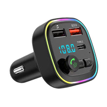 Load image into Gallery viewer, P4 Car Bluetooth 5.0 FM Transmitter Audio Receiver Auto MP3 Player PD20W Type-C 2USB Fast Charger Car Electronics Accessories
