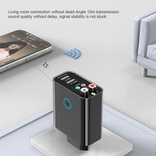 Load image into Gallery viewer, Bluetooth 5.0 Audio Receiver Transmitter Stereo Wireless Adapter TF/U Disk Play Quick USB Charge For Headphone TV IR APP Control
