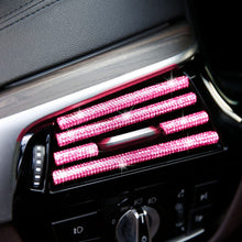 Load image into Gallery viewer, 1Pc Diamond Car Air Conditioner Outlet Decorative Strips Universal U Shape Clip Rhinestones Grille Sticker Auto Interior Accessories
