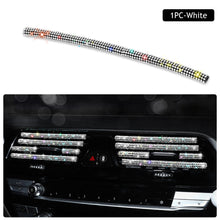 Load image into Gallery viewer, 1Pc Diamond Car Air Conditioner Outlet Decorative Strips Universal U Shape Clip Rhinestones Grille Sticker Auto Interior Accessories
