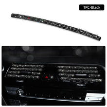 Load image into Gallery viewer, 1Pc Diamond Car Air Conditioner Outlet Decorative Strips Universal U Shape Clip Rhinestones Grille Sticker Auto Interior Accessories
